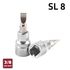 FIXMAN 3/8' Dr.bit Socket Sl8 Slotted Screwdriver Bit